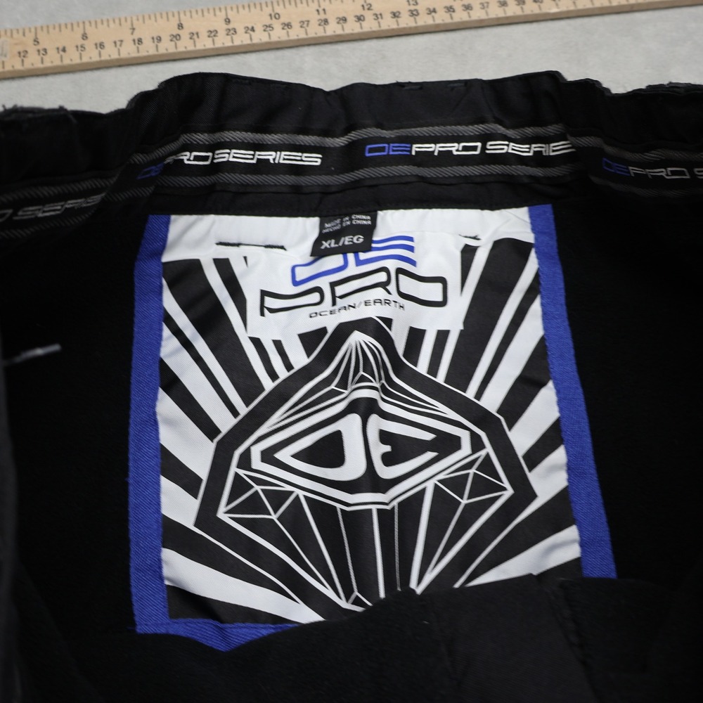 Ocean‎ Earth Snow Pants Mens XL Black OE Pro Series Ski Snow Winter Slopes 42x35 - Picture 12 of 16